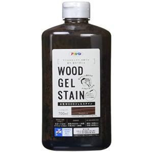 アサヒペン　水性ＷＯＯＤジェルステイン 700ＭＬウォルナット