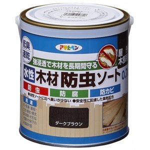 アサヒペン   水性木材防虫ソート ダークブラウン 0.7リットル
