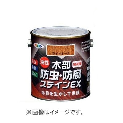 アサヒペン　油性木部防虫・防腐ステインＥＸライトオーク  0.7L