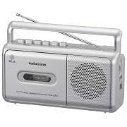 オーム電機　モノラルラジオカセットレコーダー　AudioComm　ワイドFM対応　RCS-531Z