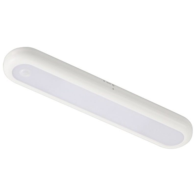 オーム電機 LEDセンサーライト 電池式 NIT-BLA6J300-WN