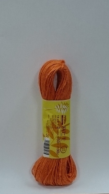 カラー麻ひも　50ｍ　オレンジド　荷造り　ひも