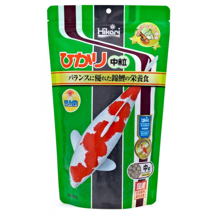 キョーリン　ひかり中粒　400g　鯉の餌　錦鯉　鯉　餌　エサ