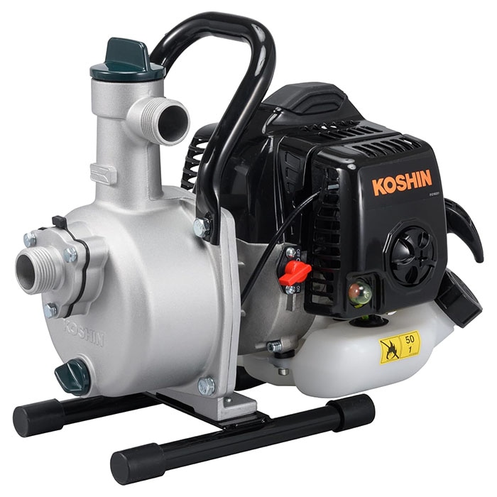 工進 KOSHIN エンジンポンプ SEV-25L 25mm 1インチ 2サイクル 散水 洗浄 排水 灌水 農業用 家庭用 農業機械 農機具 軽量 小型 混合ガソリン 排ガス規制適合 コーシン 【ｍ特】