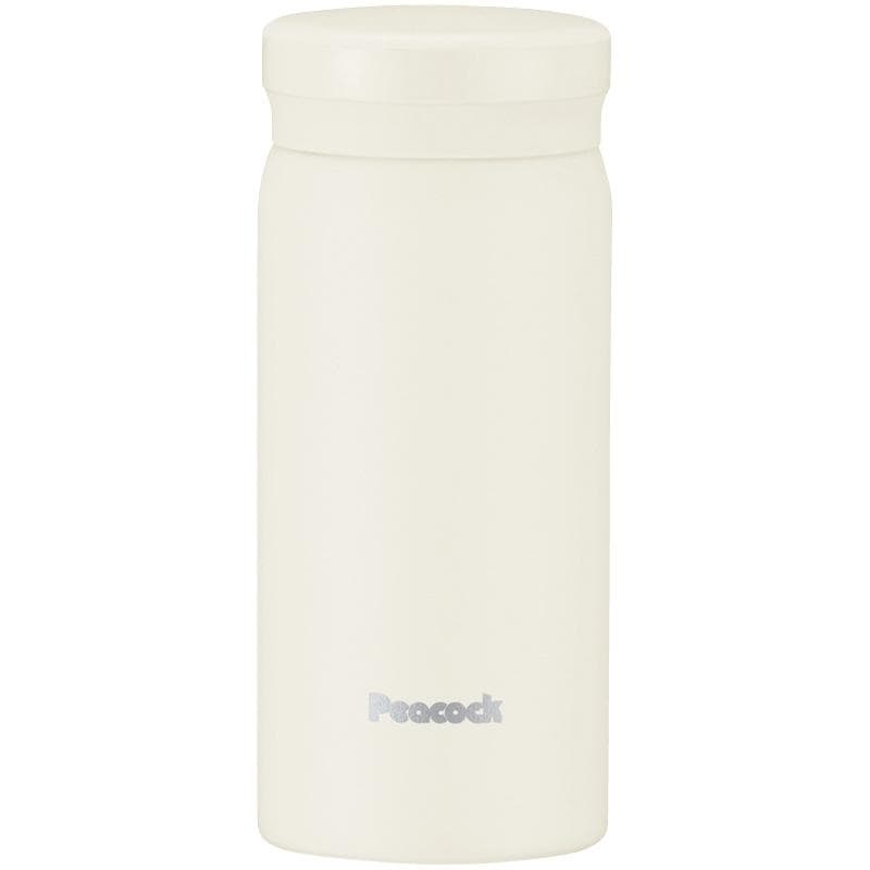 ピーコック魔法瓶工業(The-peacock) ピーコック 水筒 200ml ステンレス マグボトル ミルクホワイト AKB-21 W
