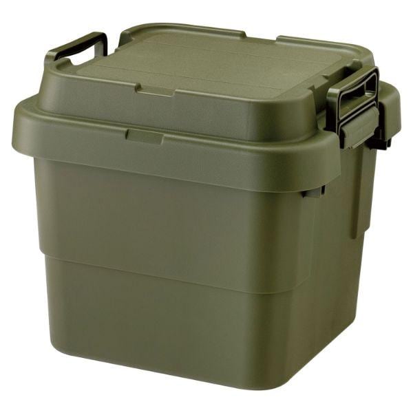 リス(RISU) 収納ボックス スタッキング トランクカーゴ 30L グリーン