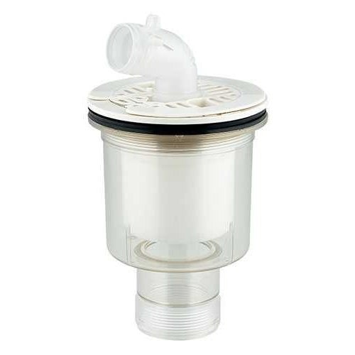 カクダイ KAKUDAI 洗濯機パン用 縦引トラップ ホワイト 426-154-W