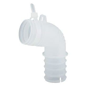 カクダイ　洗濯機排水トラップ用エルボ　437-210