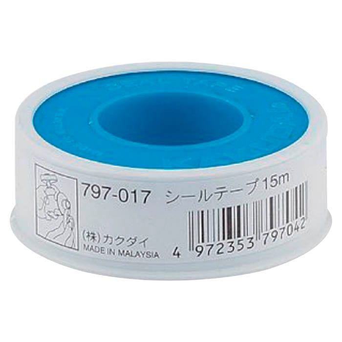 【ネコポス対応】カクダイ　シールテープ　15m　797-017