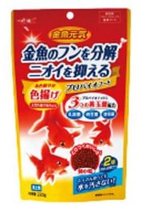 GEX　ジェックス　金魚元気プロバイオフード色揚　220g