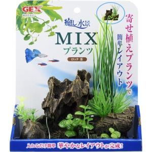 GEX　ジェックス　癒し水景　MIXプランツ　ロック茶