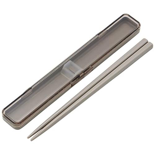 スケーター (skater) 箸 箸箱 セット モーブグレー 18cm