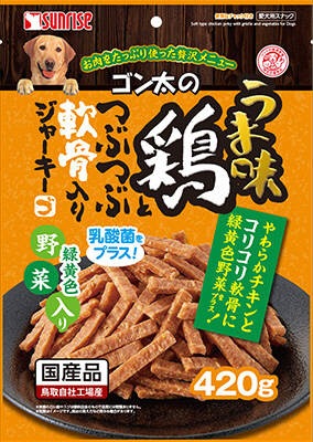 マルカン　サンライズ　ゴン太のうま味鶏とつぶつぶ軟骨　緑黄色野菜入り　420g