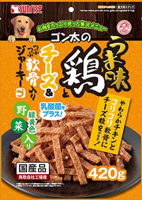 マルカン　サンライズ　ゴン太のうま味鶏とチーズ&軟骨　緑黄色野菜入り　420g