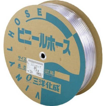【お取り寄せ品】三洋化成　ホース　ガーデン　ホース　園芸ホース　透明ホース　ビニールホース（透明）　内径7×外径9ｍｍ　100M　巻