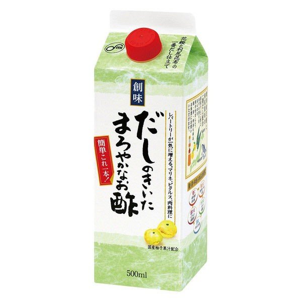 創味食品 だしのきいたまろやかなお酢 500ml 