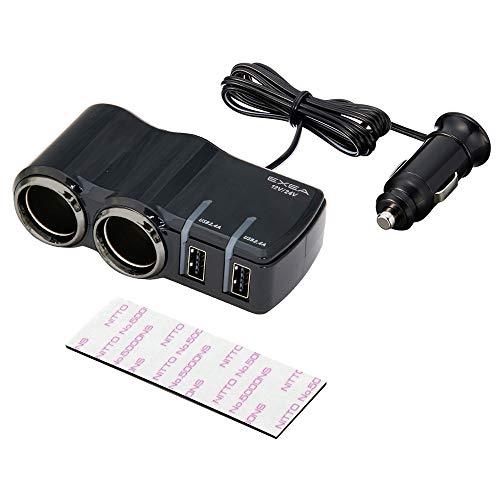 星光産業 EXEA(エクセア) モニターUSBソケット 24V (ブラックメッキ