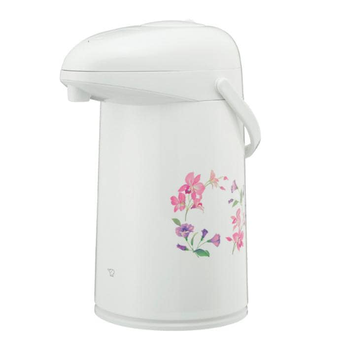 象印マホービン(ZOJIRUSHI)  ガラスエアーポット  リースフラワー AB-RC30-FW 3.0L