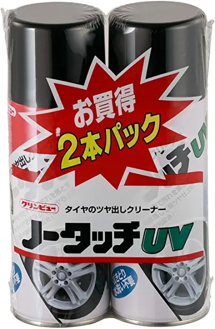 イチネンケミカルズ(Ichinen Chemicals)  クリンビュー   ノータッチUV2本パック タイヤクリーナー