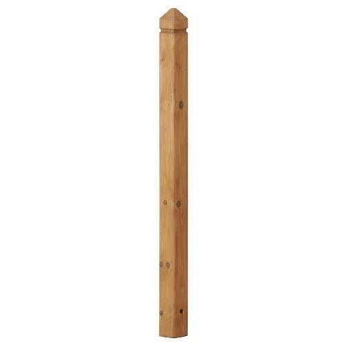 タカショー ラティス用飾付柱 ナチュラル 60角×900