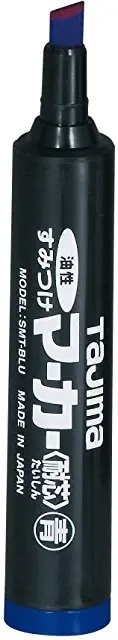 タジマ(Tajima)   すみつけマーカー(耐芯6.0ミリ) 青 SMT-BLU