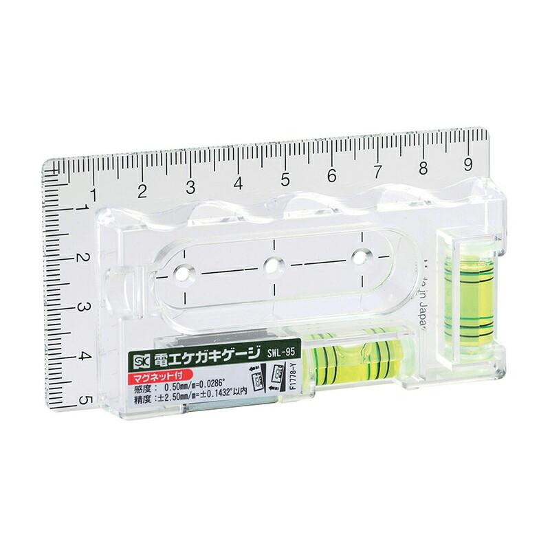 【ネコポス対応】新潟精機(Niigataseiki)  SK 日本製 電工ケガキゲージ マグネット付 SWL-95