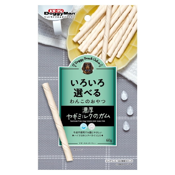 ドギーマン　ドギースナックバリュー　濃厚ヤギミルクのガム　60g