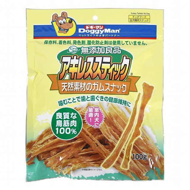 ドギーマンハヤシ　無添加良品 アキレススティック 100g 犬用
