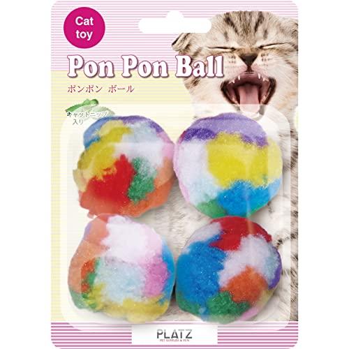 プラッツ PLATZ ポンポンボール 4P 猫用 おもちゃ