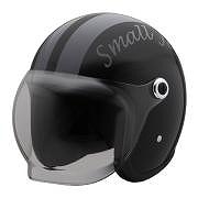 ユニカー工業 バイク ヘルメット BH-37KGY スモールジェットヘルメット BK/GY