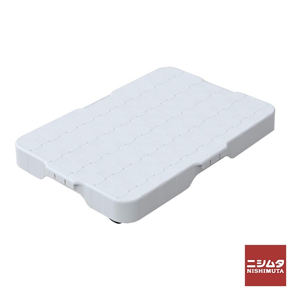 山善(YAMAZEN)  台車  スマートフロア ホワイト  NST-50(WH)  耐荷重50kg  家庭用  連結  平台車  NST-50  ニシムタ