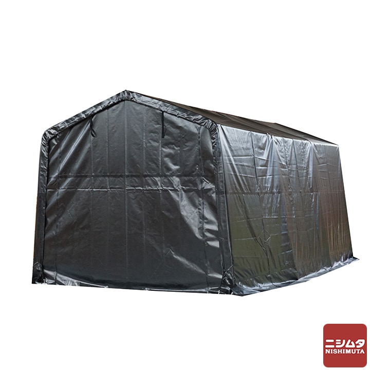 送料無料 同梱不可 南栄工業 パイプ 車庫 倉庫 物置 ガレージ マルチストレージ 3040 B BK 軽自動車用 南榮工業