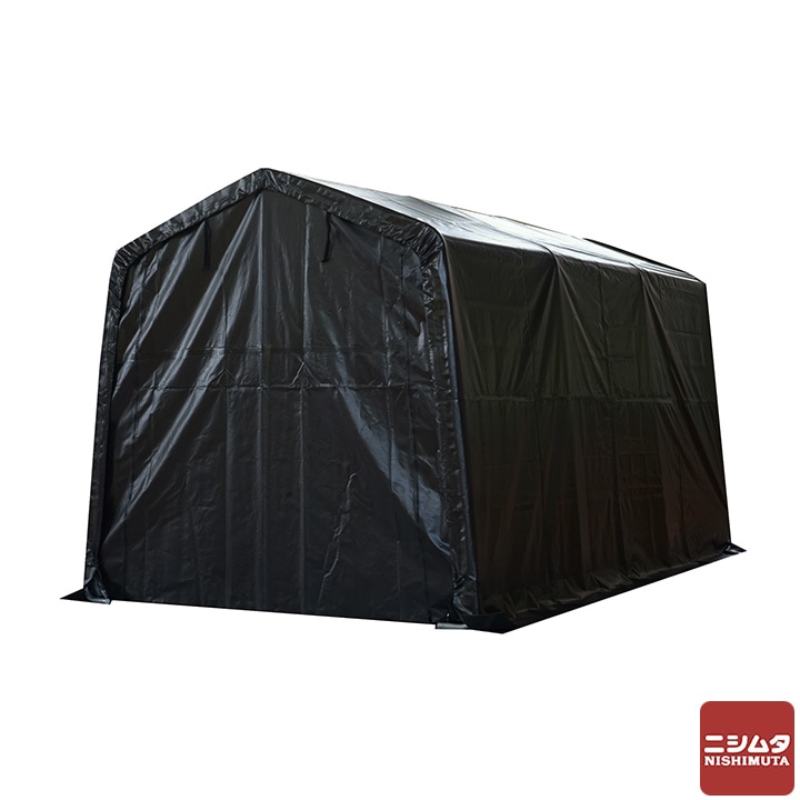 送料無料 同梱不可 南栄工業 パイプ 車庫 倉庫 物置 ガレージ マルチストレージ 2748 B BK ミニバンタイプ 南榮工業