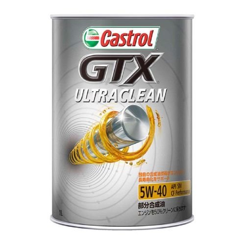カストロール　Castrol　エンジンオイル　GTX　ULTRACLEAN　5W-40　1L
