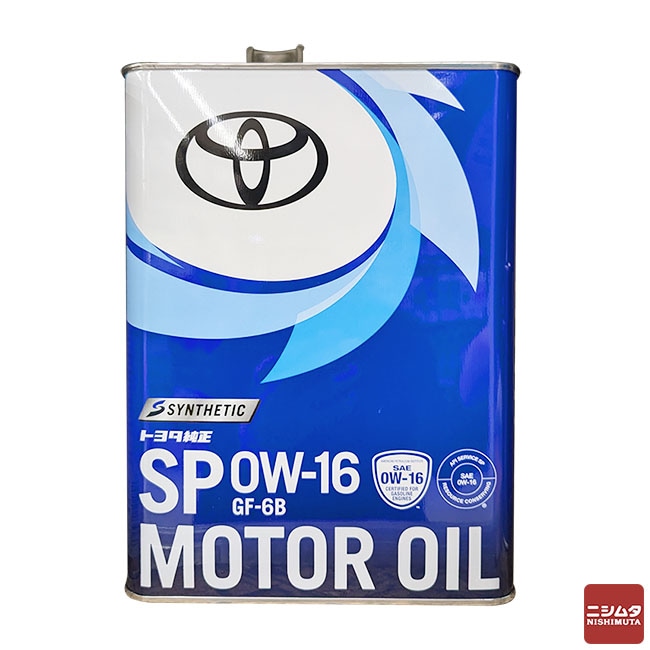 TOYOTA(トヨタ) 純正モーターオイル SP 0W-16 4L