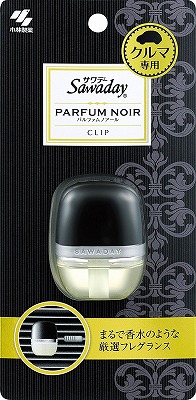 小林製薬 サワデー Sawaday 車用消臭芳香剤 クリップタイプ パルファムノワール 6ml 