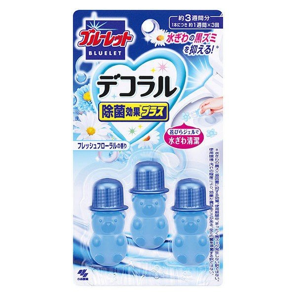 小林製薬  ブルーレットデコラル除菌効果プラス 花びらジェル フレッシュフローラル