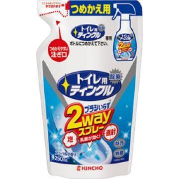 トイレ用ティンクル　直射・泡2ｗａｙスプレー　つめかえ用　250ｍｌ