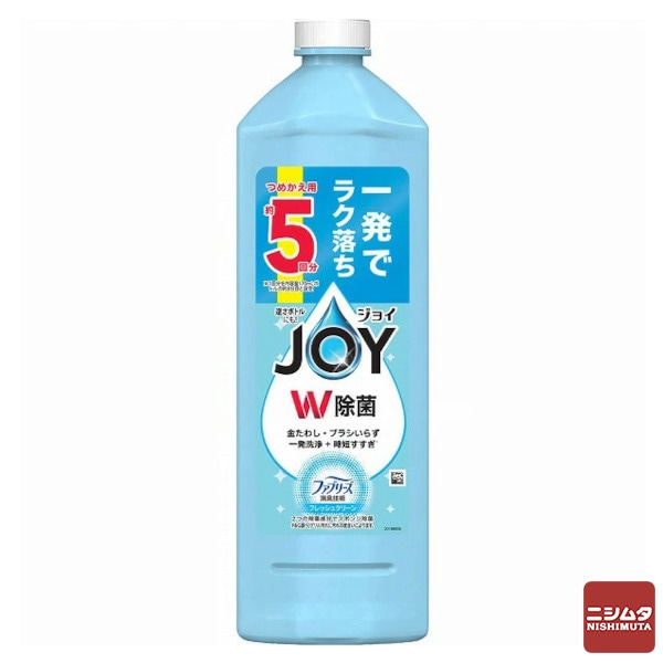 P＆G　除菌ジョイコンパクト　ファブリーズW消臭 フレッシュクリーン 詰替特大670ｍｌ