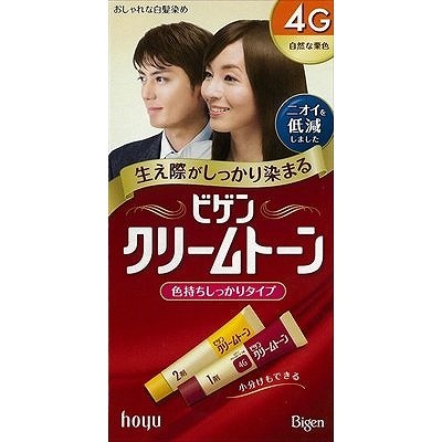 ホーユー　ビゲン　クリームトーン　4Ｇ　自然な栗色