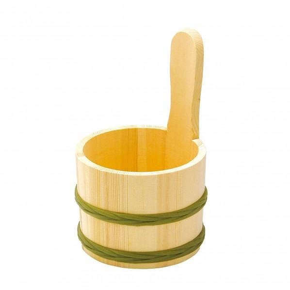 ヤマコー 天然木 片手桶