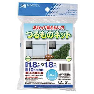 日本マタイ　 透明つるものネット 10cm角目 1.8×1.8m