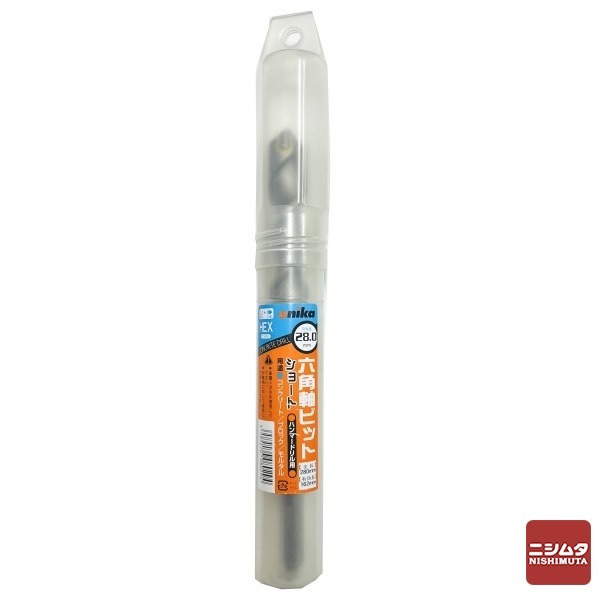 【アウトレット】 数量限定　ユニカ(unika)　コンクリートドリル　六角軸ビット　ショート　HEXタイプ　HEX28.0X280