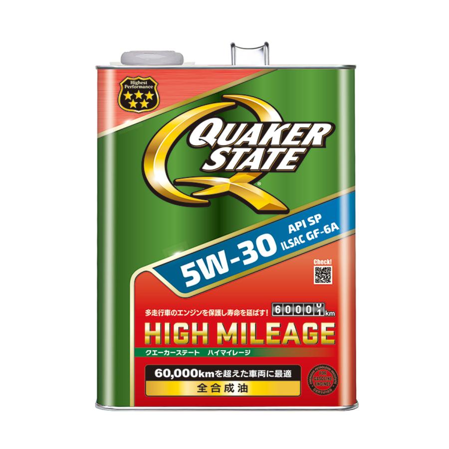 QUAKER STATE(クエーカステート) ハイマイレージ 5W 30SP GF6A 4L