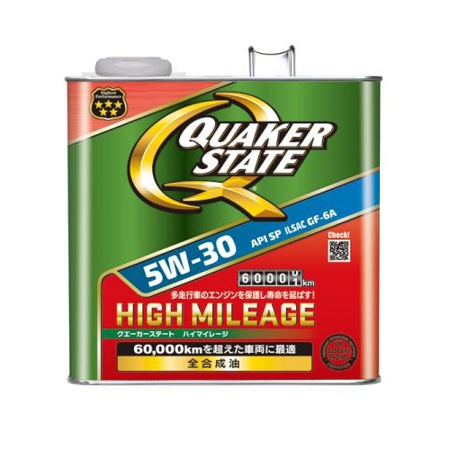 クエーカー ステート ハイマイレージ SP 5W-30 3L 全合成油