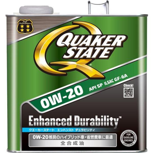 QUAKER STATE(クエーカステート)　エン ハンスト デュラビリティ OW20 SP GF6A　3L