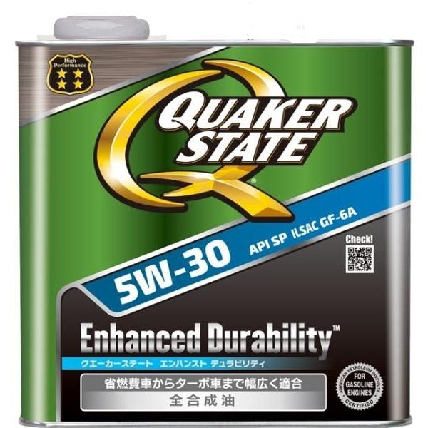 QUAKER STATE(クエーカステート)  エン ハンスト デュラビリティ  5W  30SP  GF6A  3L 【ｍ特】