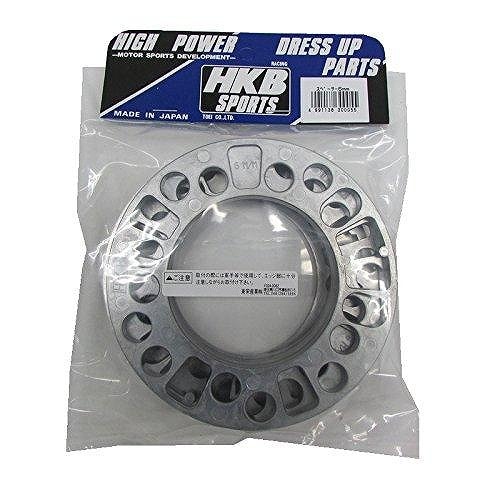 HKB 東栄産業 ホイールスペーサー シルバー 6mm 4 5H PCD100 114.3 4枚入り HKWS6