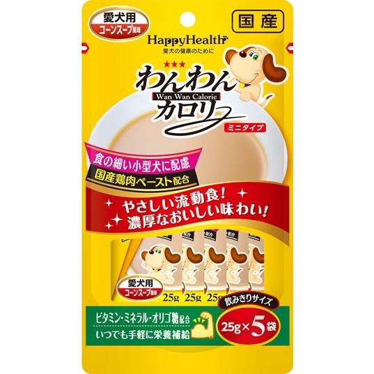 【栄養満点おすすめです】わんわんカロリーミニタイプ5袋パック 25g×5袋