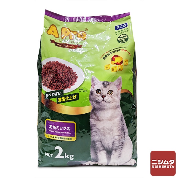 森光商店　Ａ Ｐｒｏ猫ドライフード　お魚ミックス　2kg
